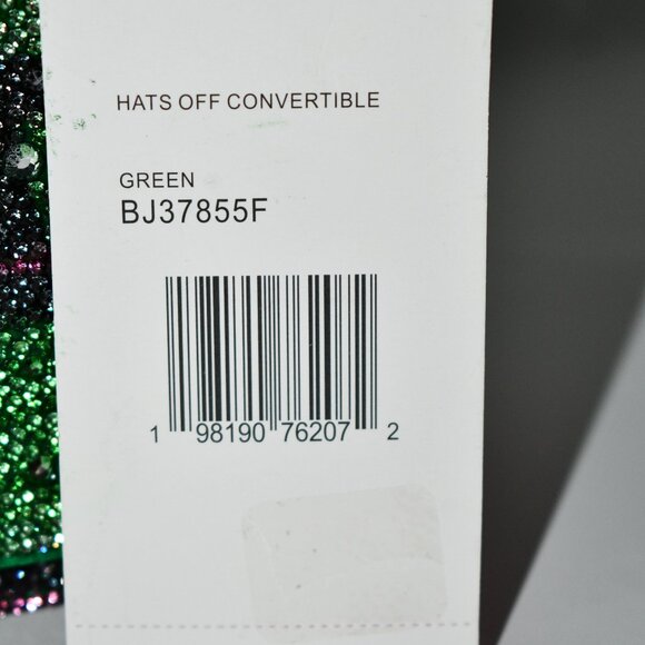 Betsey Johnson Hats Off Convertible Shoulder Bag in Green # BJ37855F NWT - Picture 3 of 7
